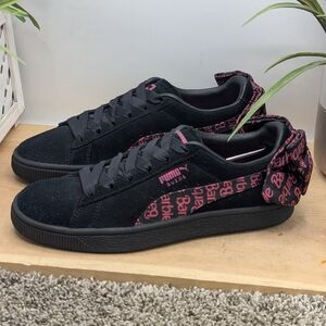 Puma Barbie Collab  Youth Size 4.5 Sparkled Platform Casual Sneakers  Shoes